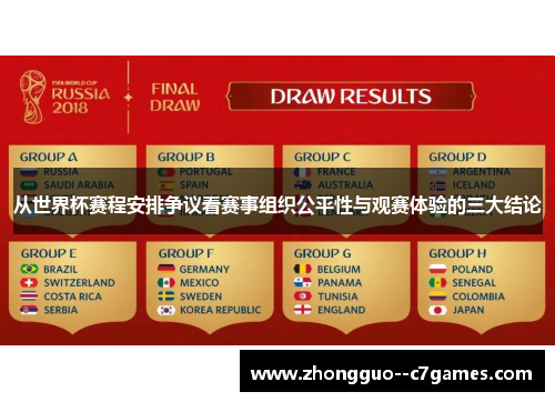 从世界杯赛程安排争议看赛事组织公平性与观赛体验的三大结论