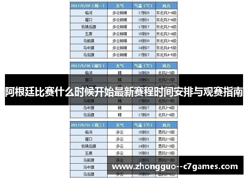 阿根廷比赛什么时候开始最新赛程时间安排与观赛指南